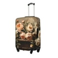 thumbnail image 2 of Haiem Vintage Peonies Rustic Charm Luggage Cover Printed Suitcase Covers for Luggage Elastic Washable Suitcase Protector Fits 18-32 Inch Luggage-Medium, 2 of 8