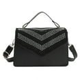 thumbnail image 1 of Medium Compartment Satchel Crossbody Bag Purse Handbag, 1 of 5