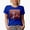 Royal Blue, variant on Distressed Swinging Golf Player, Golfing or Golfer Themed Merch Gift, Royal Blue T-Shirt, Medium
