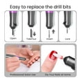 thumbnail image 5 of Portable Electric Nail Drill, Professional 35000RPM Rechargeable Nail Drill For Acrylic Gel Polish Removing ,Lightweight and Portable, 5 of 5
