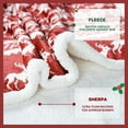 thumbnail image 5 of Premium Sherpa Christmas Throw Blanket, Fluffy Soft Cozy 50 x 60 Inch Blanket, Fleece,Christmas Holiday Decor Blanket Gift, 5 of 7