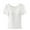 White, variant on Posijego Women's Short Sleeve T-Shirts with Built in Bras Womens Crew Neck Basic Tee Tops Solid Color