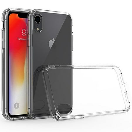 Apple iPhone XR (6.1 Inch) Phone Case Clear Shockproof Hybrid Bumper Rubber Silicone Gel Cover Highly Transparent Clear Phone Case for Apple iPhone Xr