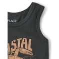 thumbnail image 3 of The Children's Place Boys Sleeveless Graphic Print Tank Top, Sizes XS-XXL, 3 of 3