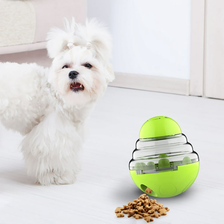 Pet Ball Leakage of Food Toy Dog Tennis Food Reward Machine Interactive  Treatment Slow Feeder Toy Suitable for Cats Dogs DC05