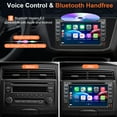 thumbnail image 3 of Radio estéreo de coche de doble DIN Inexaccessories con CD/DVD HD de 7 pulgadas, 3 of 7