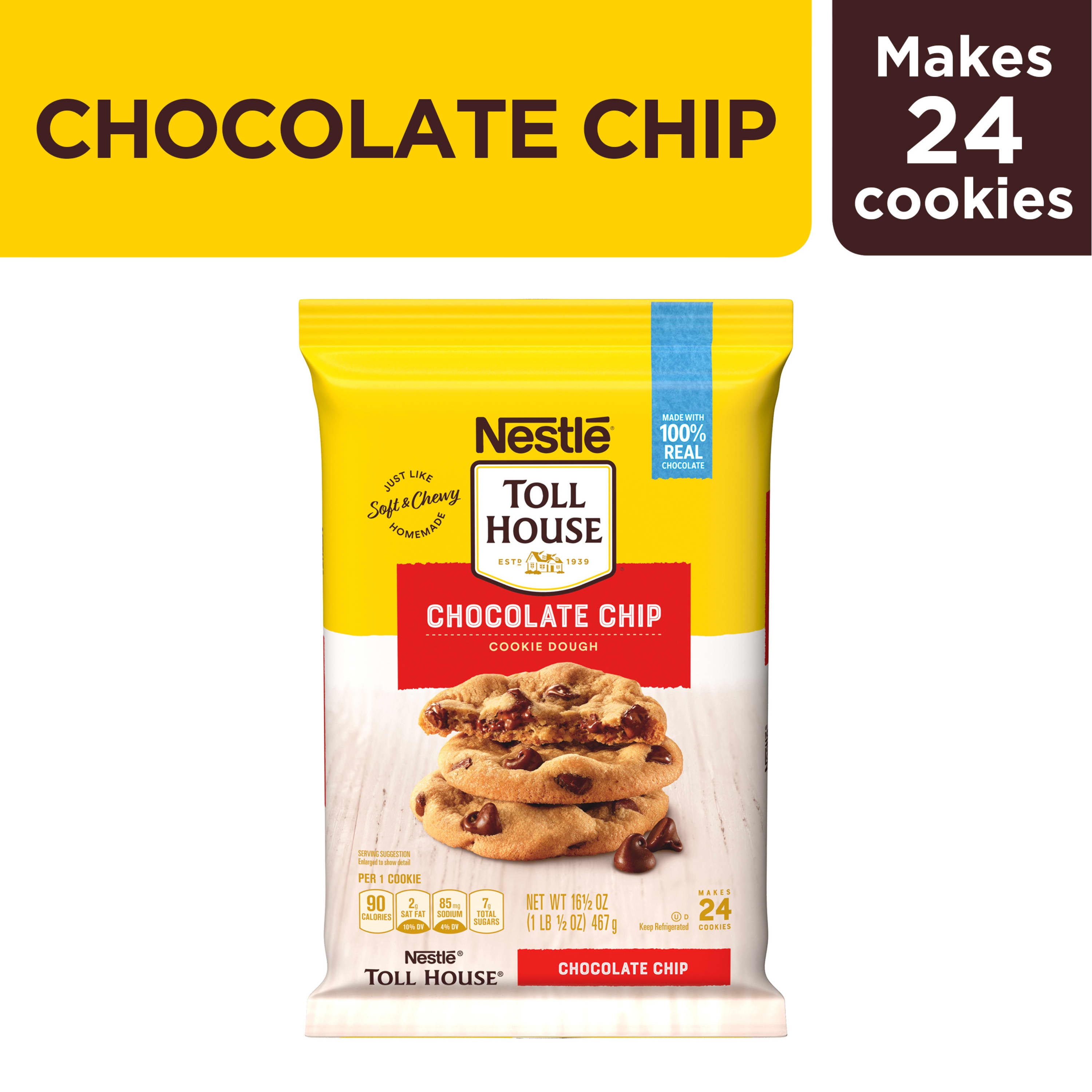 Nestle Toll House Chocolate Chip Cookie Dough, 16.5 oz