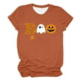 thumbnail image 4 of Sixuan Halloween Shirts for Women, Tshirts Womens Fall Fashion 2024 Plus Size Tops, Women'S Spi Der Print Crew Neck T Shirt, 4 of 4
