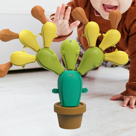 Cactus Stacking Toy Funny Montessori Toy Fine Motor Cactus Game for Toddlers