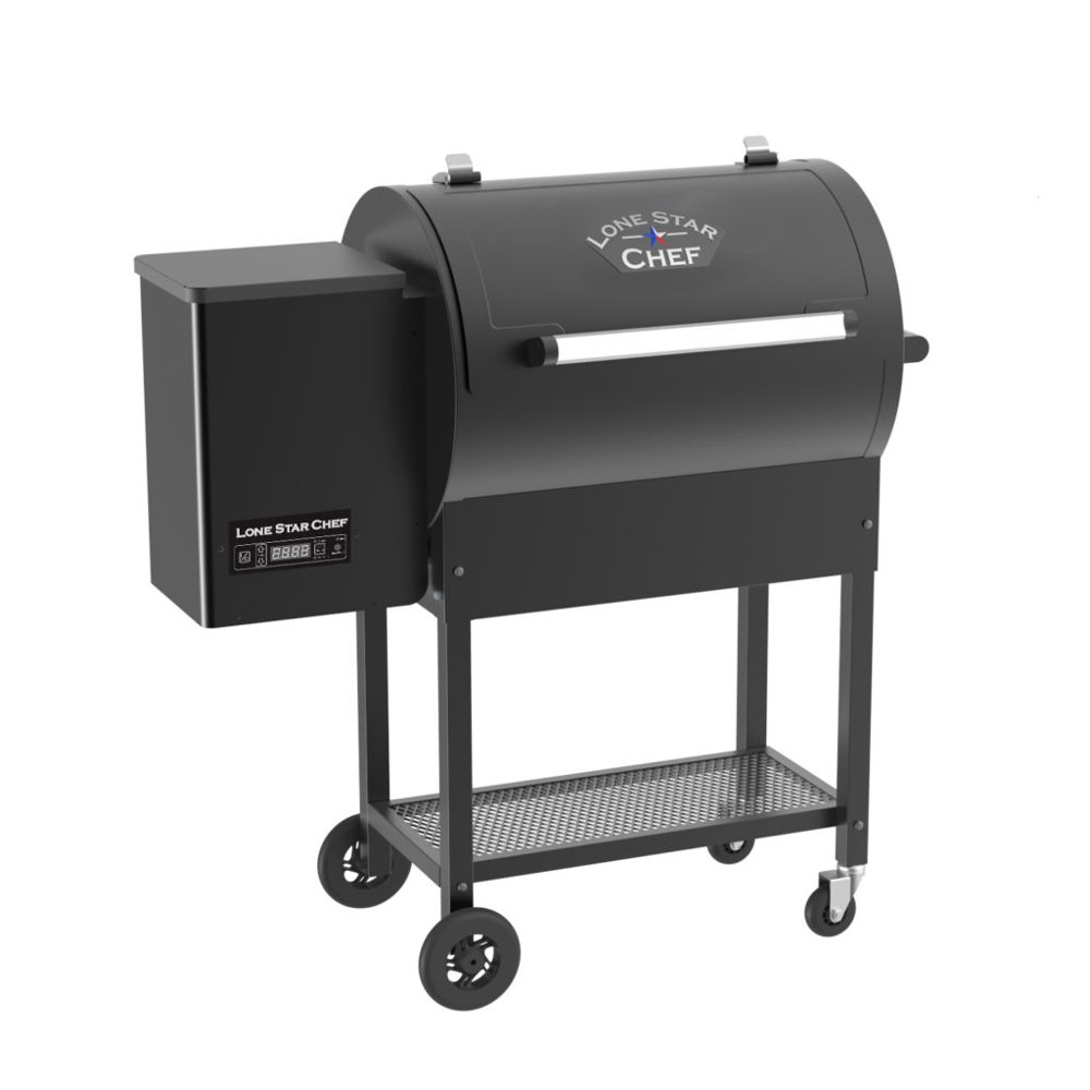 Lone Star Chef Large Pellet Grill with Powder Coated Finish & Digital