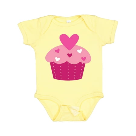 

Inktastic Valentine s Day Cupcake Gift Baby Boy or Baby Girl Bodysuit