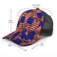 thumbnail image 2 of Zufioo Vintage USA Flag Print Mesh Baseball Cap, Adjustable Sport Travel Hat Accessory for Men and Women, 2 of 7
