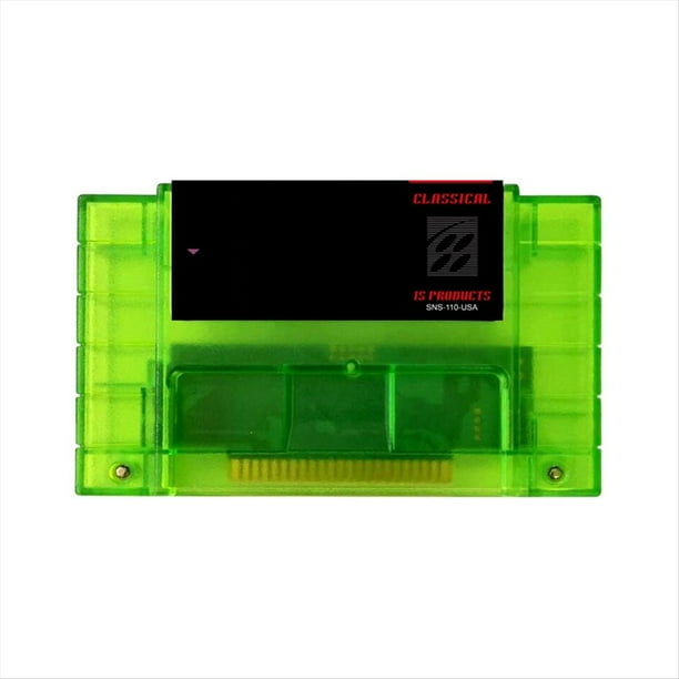 Para Cartucho de Juego SNES 110 en 1 Tarjeta de Juego Super 110 en 1 para Consola de Juegos SNES Diversión Familiar para Niños,D