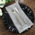 thumbnail image 2 of Balsa Circle 10 Silver Decorative 23" x 23" Sheer Organza Dinner Table Napkins Party Decorations, 2 of 8