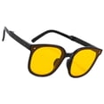 thumbnail image 1 of Gafas de sol plegables Gafas de sol de moda Gafas Gafas de sol plegables cuadradas para hombres Amarillo negro jinwen Gafas plegables, 1 of 8