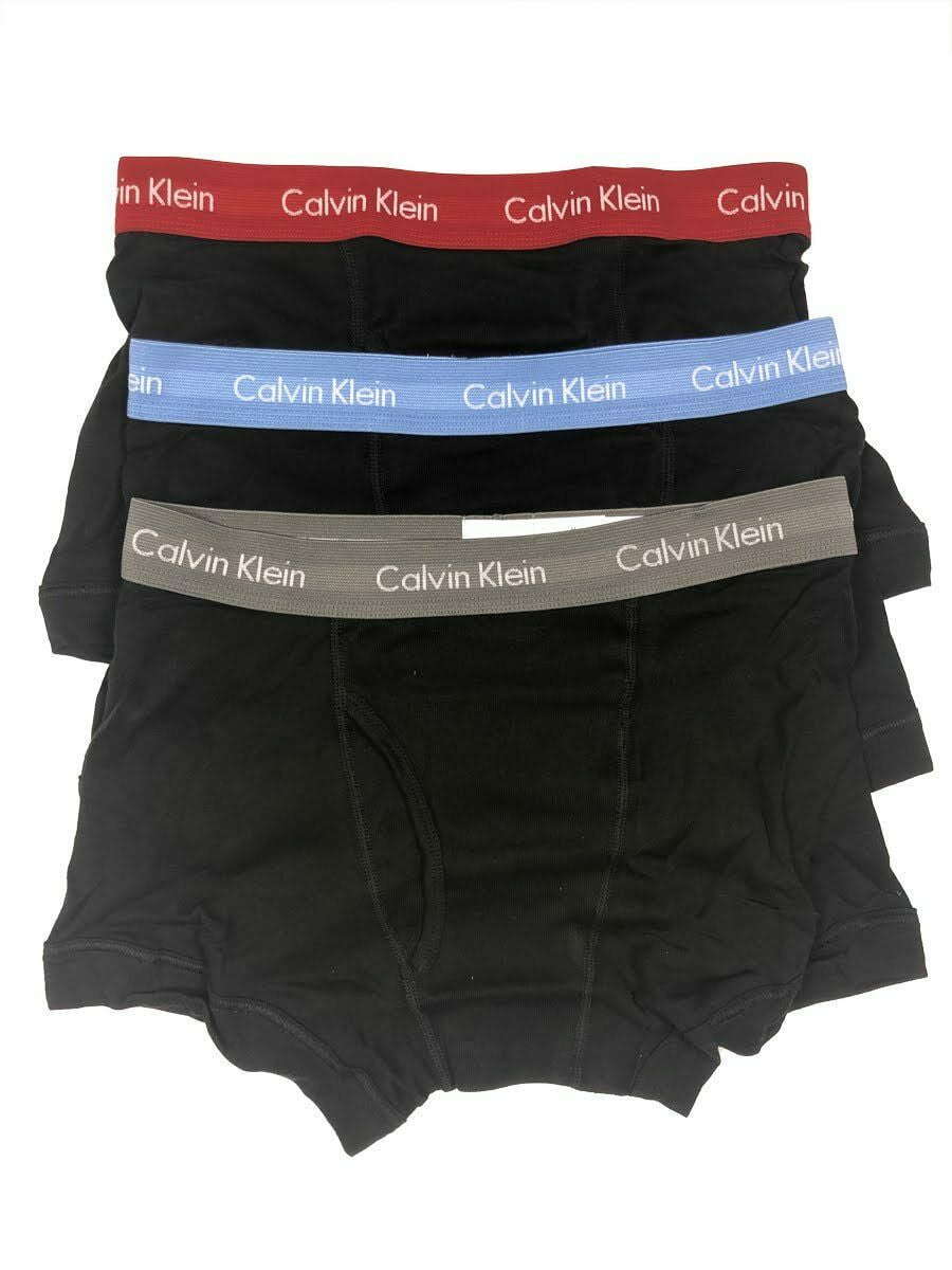 Calvin Klein - Calvin Klein 100% Cotton Classic Fit Trunks 3 pack ...