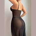 thumbnail image 4 of uublik Mesh 2 Piece Pajama Sets Women Valentine's Day Night Gowns Soft Loungewear Sleepwear Black, 4 of 6
