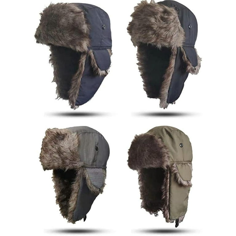 Unisex Faux Fur Bomber Hat