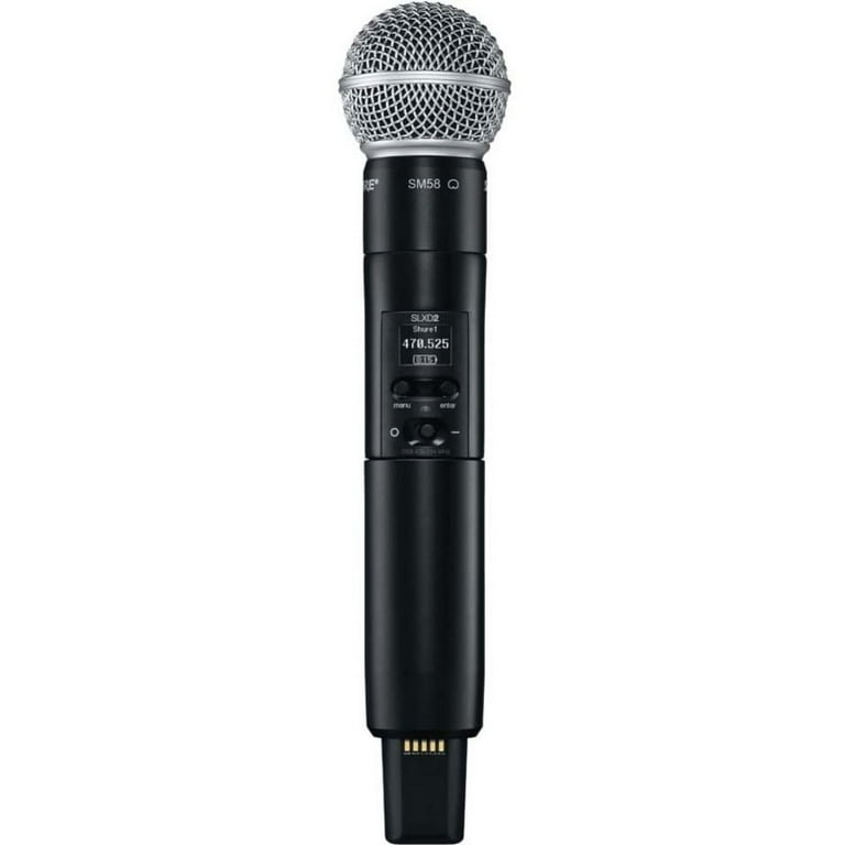 Shure SLXD2/SM58 - G58 Band - microphone - Walmart.com