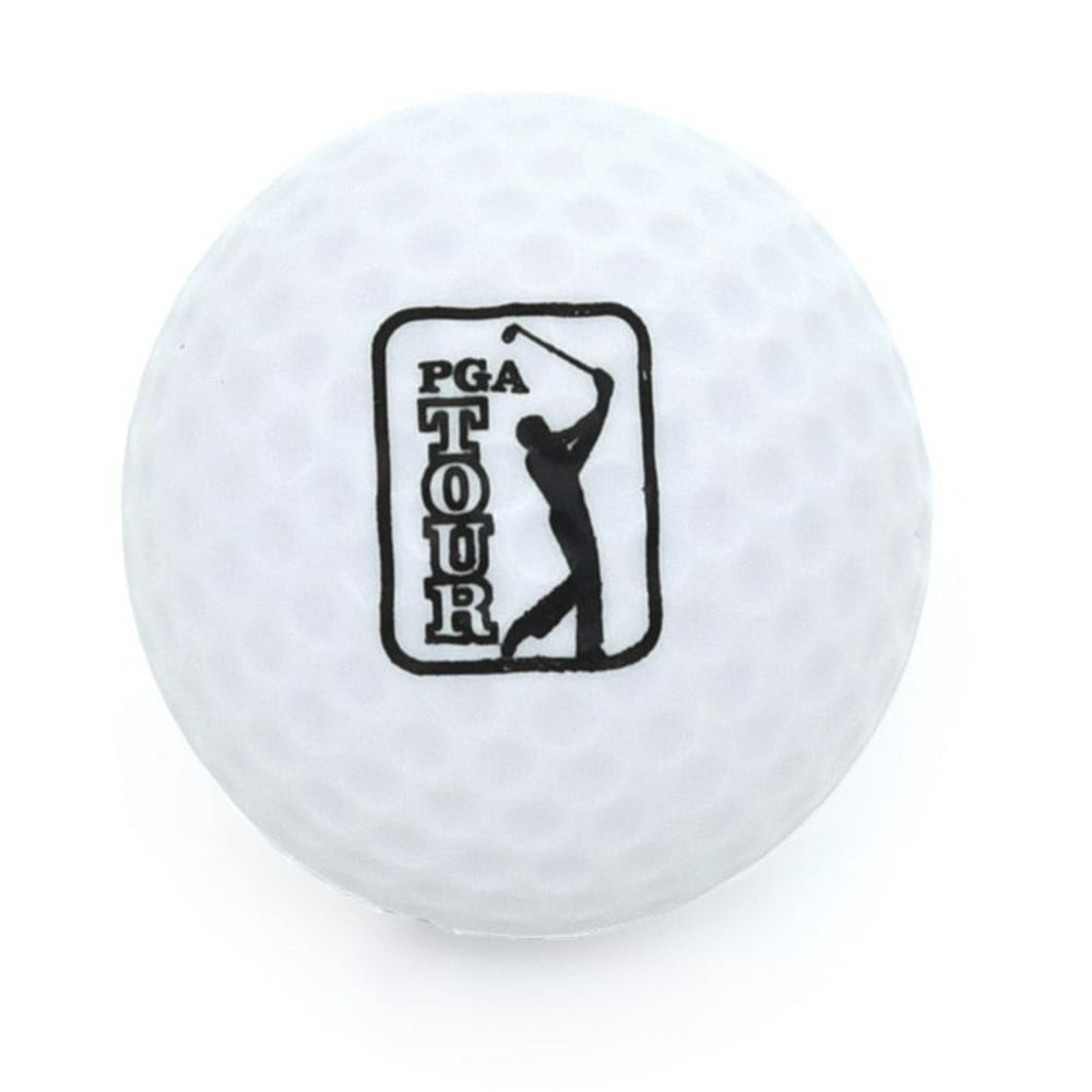 PGA Tour Tee-Up Foam Practice Golf Balls, 12 Pack, White color ...