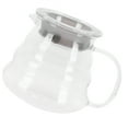 thumbnail image 3 of Glass Coffee Server Clear Glass Carafe Pot Professional for Bar Kitchen Counter, 3 of 7