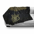 thumbnail image 3 of Tree of Life Soft Flannel Fleece Throw Blanket, Romantic Plant Night with Stars in Sky Baroque Mystic Tribal, Cozy Plush for Indoor and Outdoor Use, 50" x 60", Dark Blue Yellow, by Ambesonne, 3 of 6