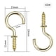 thumbnail image 4 of Aylifu Ganchos De Tornillo Para Techo 100 Piezas Ganchos Para Tazas De 3/4 Pulgada Ganchos Atornillados Para Colgar Plantas Taza Taza Dorada, 4 of 5