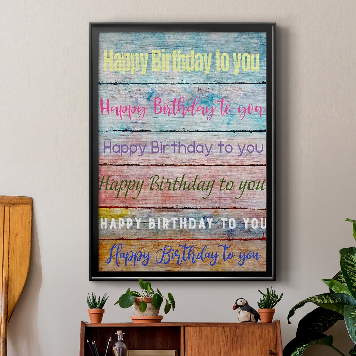 Birthday Song Premium Framed Print - Ready to Hang