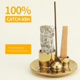 thumbnail image 4 of Soporte para varillas de Palo Santo, quemador de incienso de cerámica hecho a mano para varillas de incienso de Palo Santo, soporte para quemar salvia, bandeja para recoger cenizas para sala de, 4 of 8