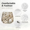 thumbnail image 6 of Lsque Starfish and Sea Shells Printed Women's Running Shorts with Liner Pockets,Elastic Quick Dry Workout Athletic Gym Yoga Shorts,Womens High Waist Shorts-XX-Large, 6 of 9