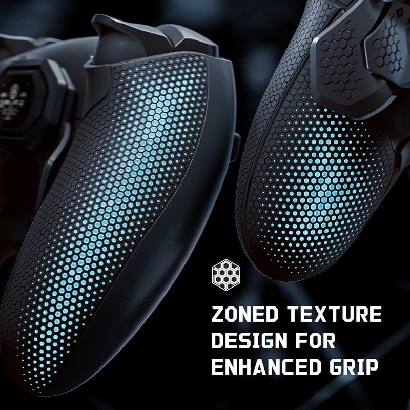 eXtremeRate BEYOND Kit for PS5 Edge - OLED Display Paddles w/ 4 Remappable Buttons & Rubberized Grip (Black)