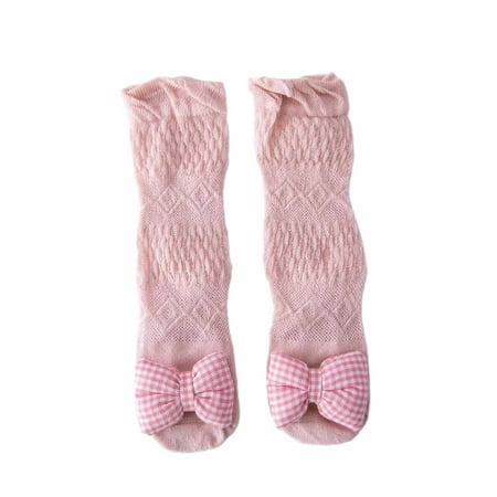 

Binpure Infant Girl Socks with Long Tube Cartoon Doll Decoration Mesh Breathable Clothing Accessory