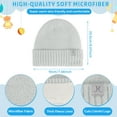 thumbnail image 2 of Toddler Kids Winter Hat Scarf Gloves Set Cold Weather Beanie Hats Fleece Neck Warmer for 4 5 6 7 8 Year Old Boys Girls Gifts, 2 of 6