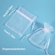thumbnail image 2 of Paquete de 100 bolsitas de organza, 7 x 9 cm, bolsa de regalo de organza, bolsa de joyería, boda Bolsitas, bolsitas de lavanda, regalo de boda, 2 of 5