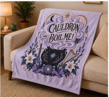 ROYAL PLUSH RASCHEL 50X60 THROW ACOTAR - CAULDRON BOIL ME