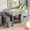 Gray, variant on No Box Spring Needed, Wood Slat Support - White Twin Size Loft Bed for Durability