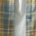 thumbnail image 4 of yunLCZ Women's Button Down Shirt Women Long Sleeved Plaid Pocket Shirt, 4 of 4