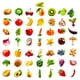 thumbnail image 1 of 50 hojas de pegatinas de frutas y verduras para portátiles, botellas de agua, juguetes, coches, neveras, comida, pegatinas despegables para niños que aprenden., 1 of 5
