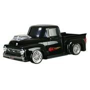 QFX BT-1956 RETRO TRUCK DUAL 2 BLUETOOTH SPEAKER WITH BASS RADIATOR AND ON-THE-GO LED LIGHTS (Black)