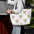 thumbnail image 7 of Balery Mardi Gras Carnival1 Beach Travel Bag - Water-Resistant, Large Capacity Lightweight Tote with 7 Pockets for Women and Men - Perfect for Beach, Pool, Gym, and Travel, 7 of 7
