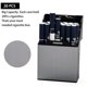 thumbnail image 3 of (Grey + Rose Gold)2 pcs Cigarette Case Men's Cigarette Box Women's Cigarette Holder Aluminum Cigarette Packet Case Magnetic Closure Cigarette Packet, 3 of 5