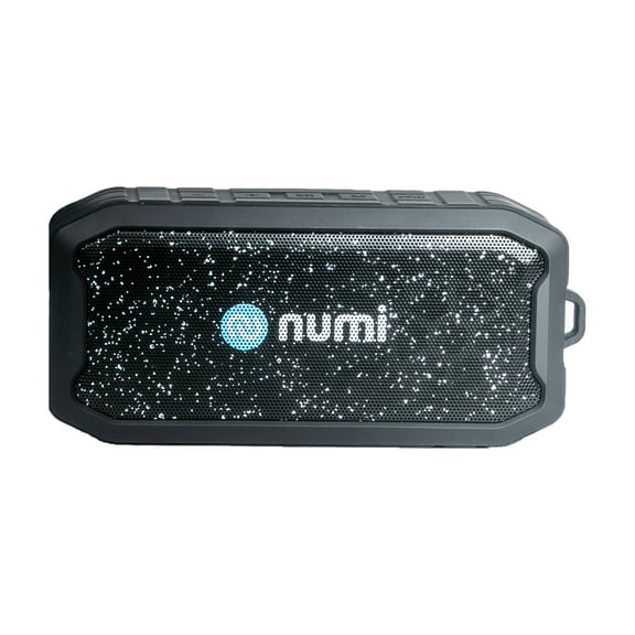 Numi Vibe Wireless Waterproof Speaker - 8  Hours of Listening Time - Durable Waterproof Speaker for Outdoors - 5-Watt Portable Speaker with Micro-USB Charging Cable