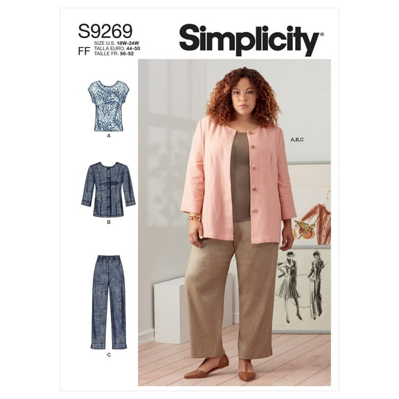 Simplicity Patterns 18W-20W-22W-24W