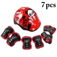 thumbnail image 1 of 7PCS Protective Gear Set Including Helmet Elbow Supports Knee Pads Hand Guards for Children, 1 of 4