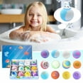 thumbnail image 2 of Xihbxyly Bombas de Baño de Juguete, Set de Bolas de Baño Orgánicas y Naturales, Juguetes de Baño Efervescentes de Colores, Beneficios Hidratantes para La Piel, Experiencia de Baño Relajante, Regalo D, 2 of 7
