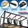 thumbnail image 6 of REIBII 55"W x 24" D x 60" H 4-Tier Garage Storage Shelves Rack Heavy Duty Industrial Shelving Units, 6 of 8