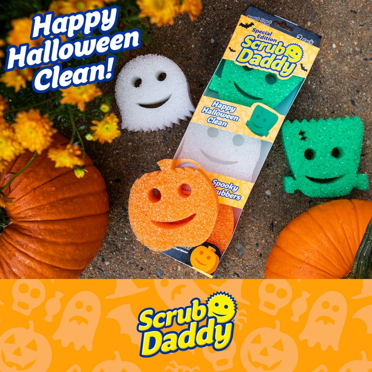 Scrub Daddy Sponge Halloween Edition Sponges, 3 Count Sponge