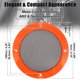 thumbnail image 4 of 2uds 4'' Naranja Coche Audio Altavoz Funda Malla Subwoofer Rejilla Protector, 4 of 7
