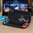 thumbnail image 7 of Nintendo Switch Case - Carrying Case Shell Pouch Protective Cover Portable Travel Case Bag with Micro SD Card Game Card Slot Storage Accessories for Nintendo Switch (Black), 7 of 7