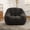 Dark Gray, variant on Noble House Halden Comfy Faux Fur Bean Bag Chair, Tufted Soft Memory Foam Lazy Sofa, for Living Room, Green